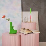 HouseVitamin Vaas - Gun - Ceramics - Neon Green - 15x9x23cm