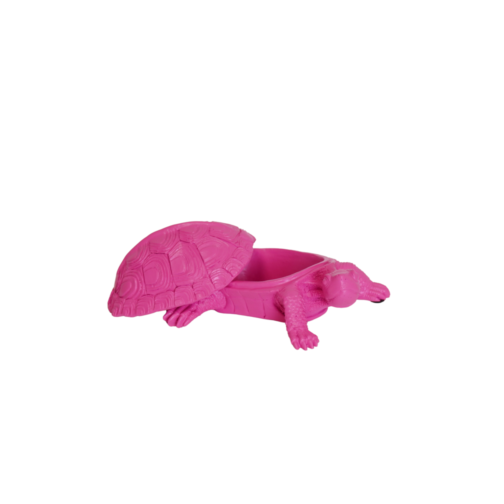 HouseVitamin Schildpaddoos - Polyresin - Neon Roze - 15,5x13,5x7,5cm