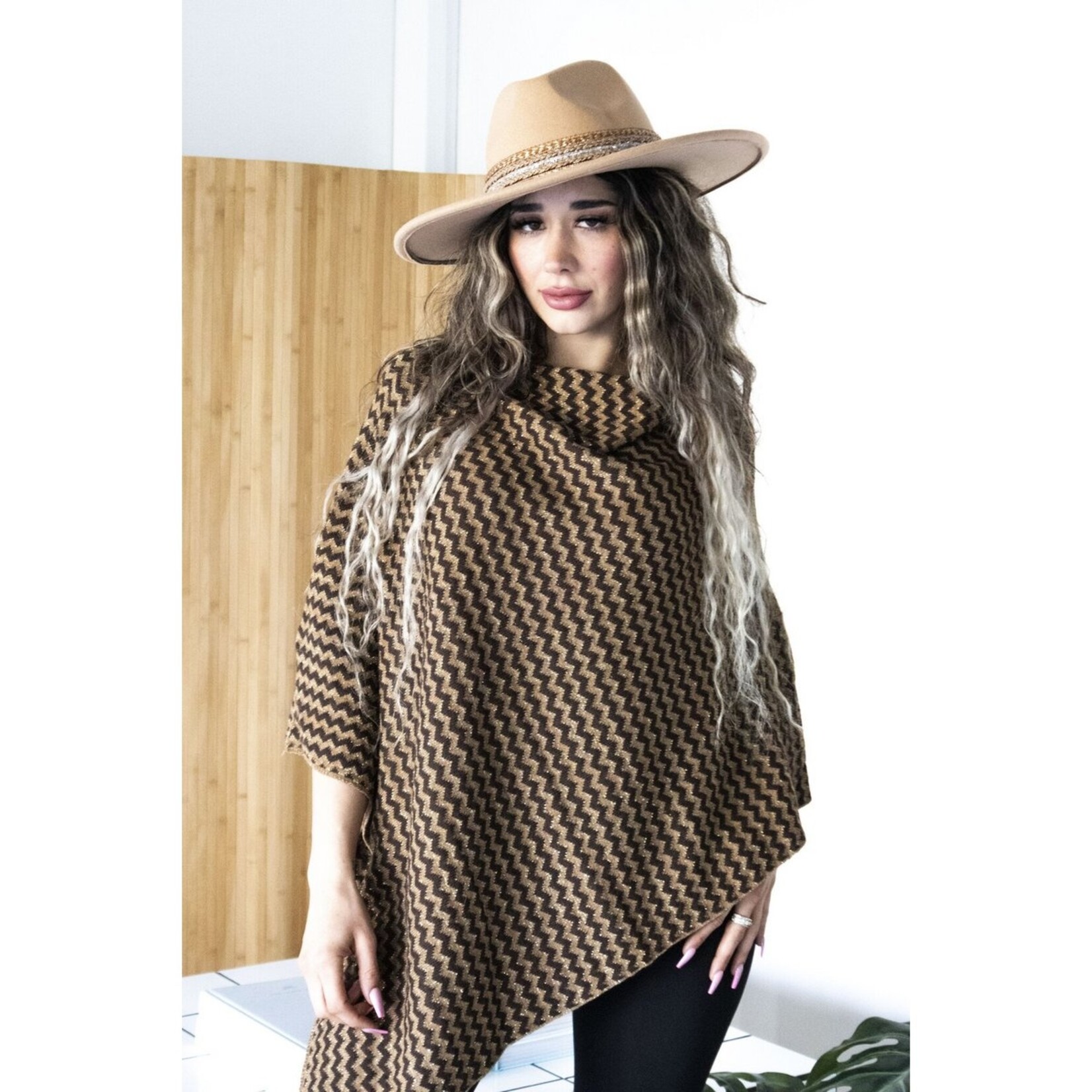 Giuliano Mode Poncho | ZIGZAG |verschillende kleuren