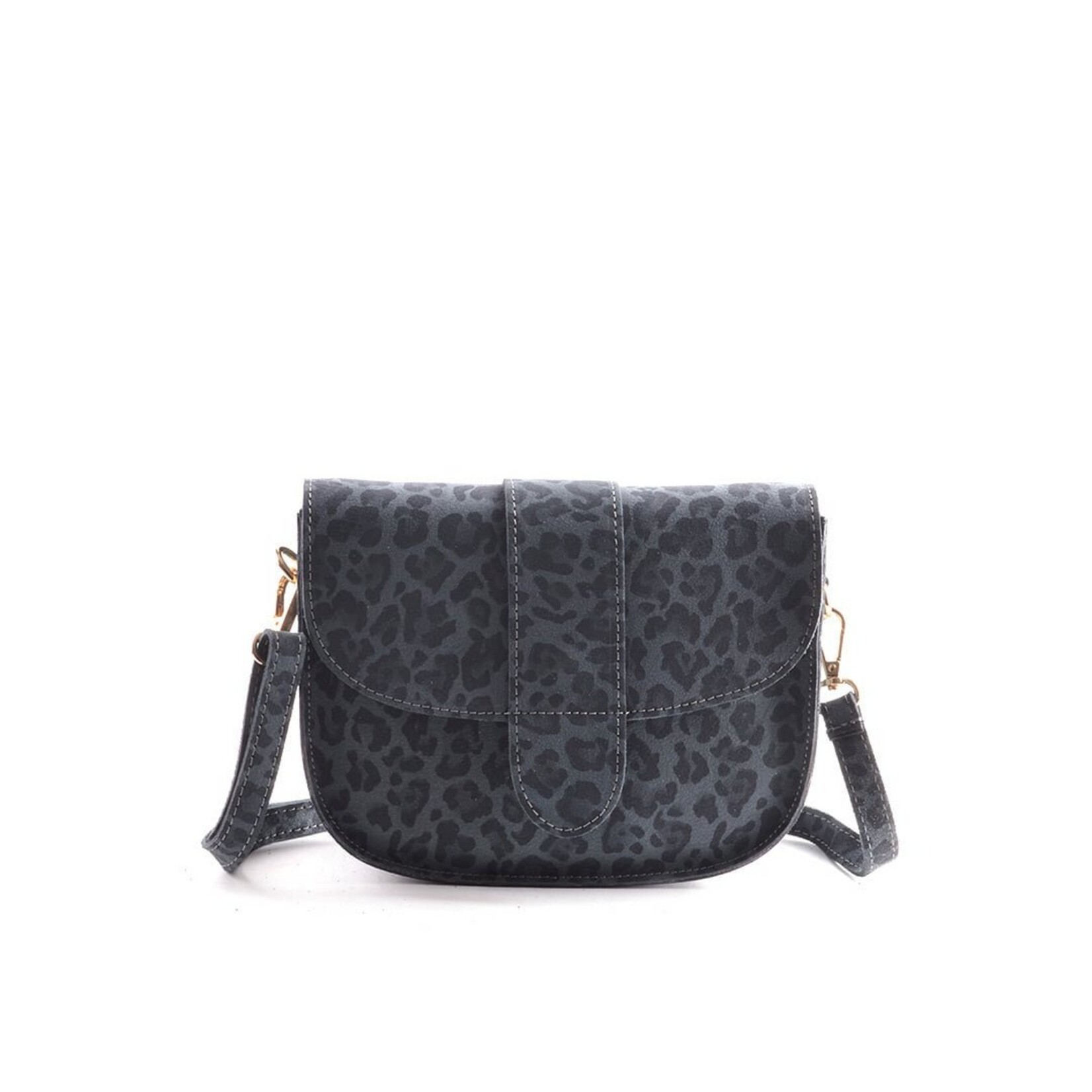 Giuliano Mode Nubuck Schoudertas | Panter