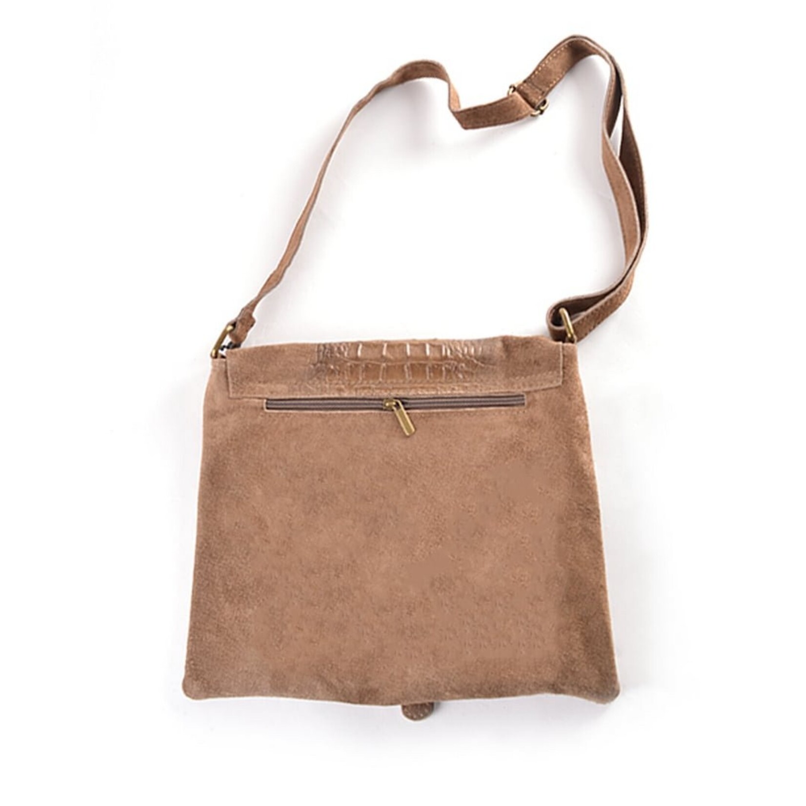 Giuliano Mode Suede kroko schoudertas