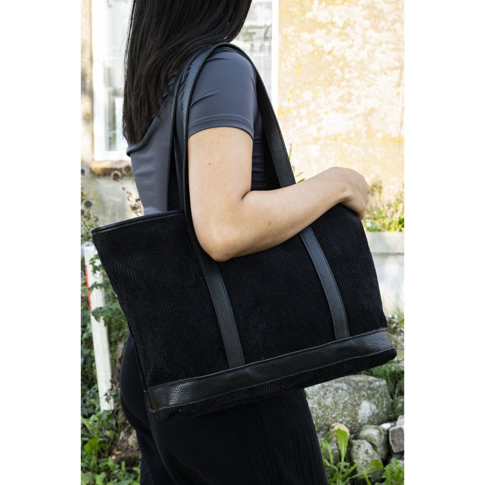 Giuliano Mode Grote shopper, leder