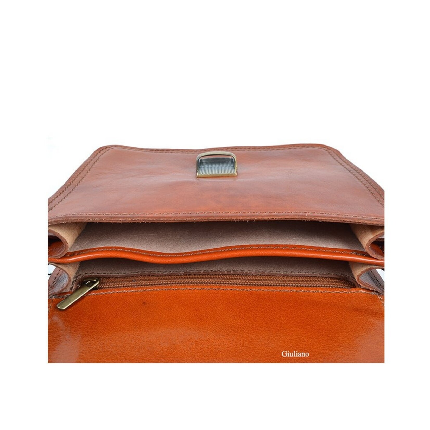 Giuliano Mode Lederen schoudertasje, klassiek model