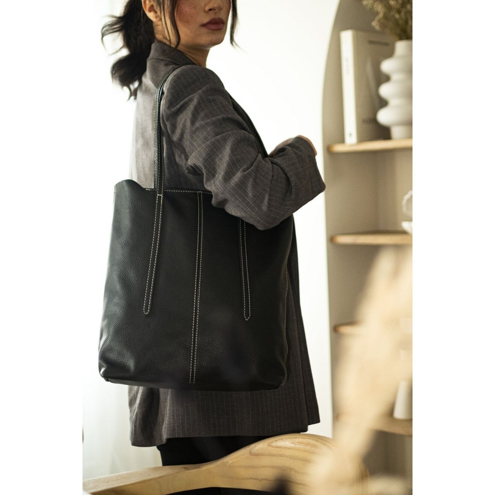 Giuliano Mode Lederen shopper - in verschillende kleuren