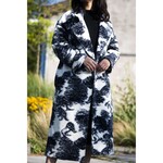 Giuliano Mode Fleece Jas met bloemen