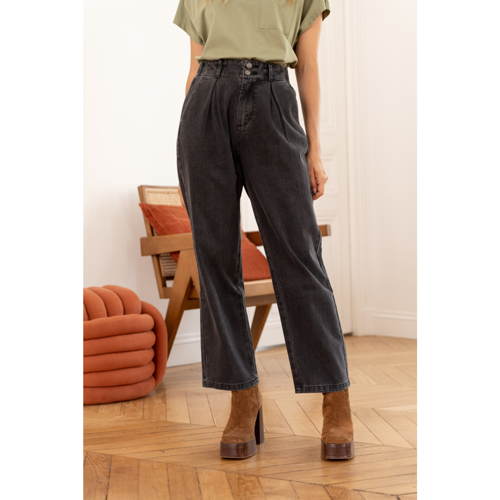 Oraije Super comfy jeans, hoge taille - laatste maatjes - koopje