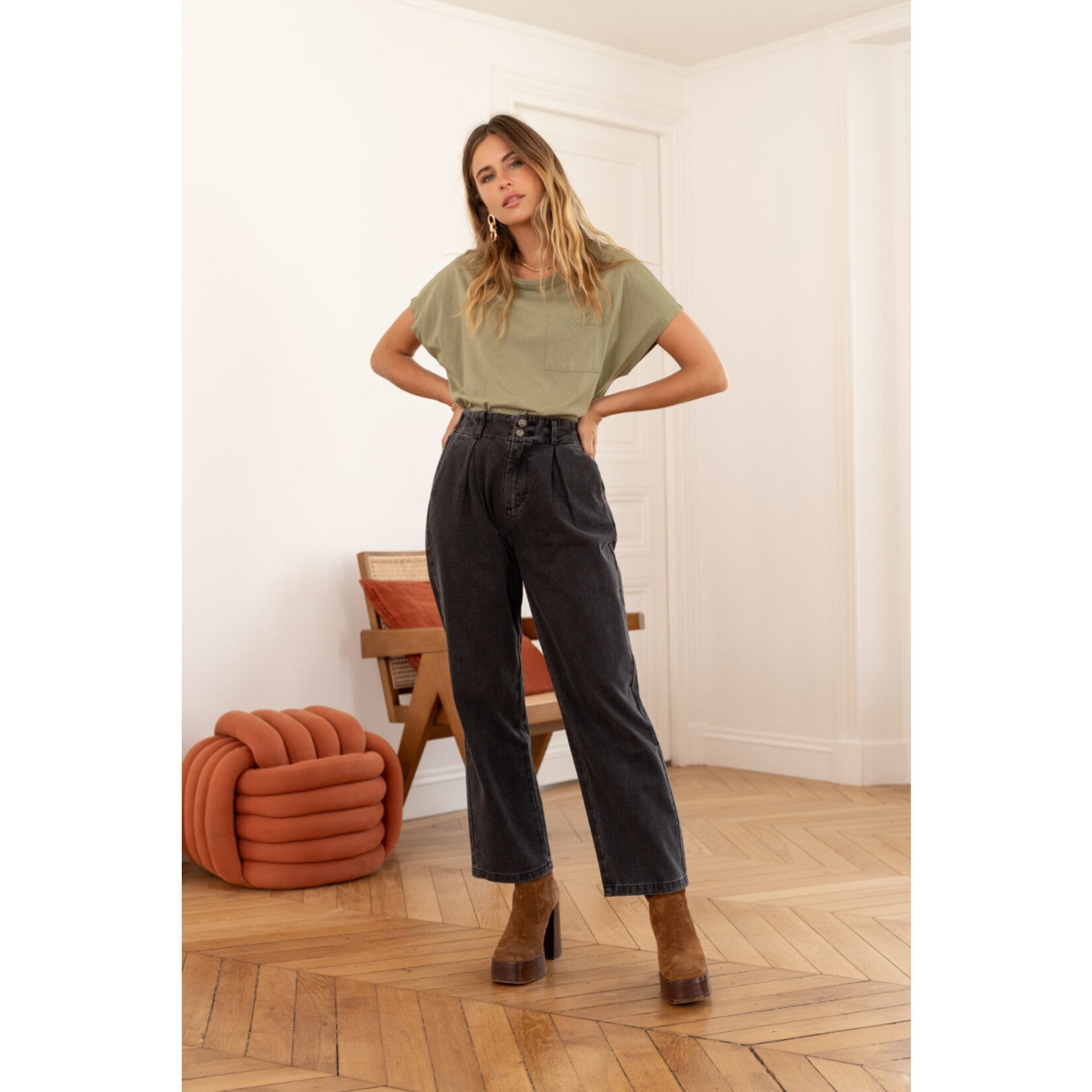 Oraije Super comfy jeans, hoge taille - laatste maatjes - koopje