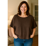 Kosto Fashion Passe-partout pulletjes - chocolade bruin