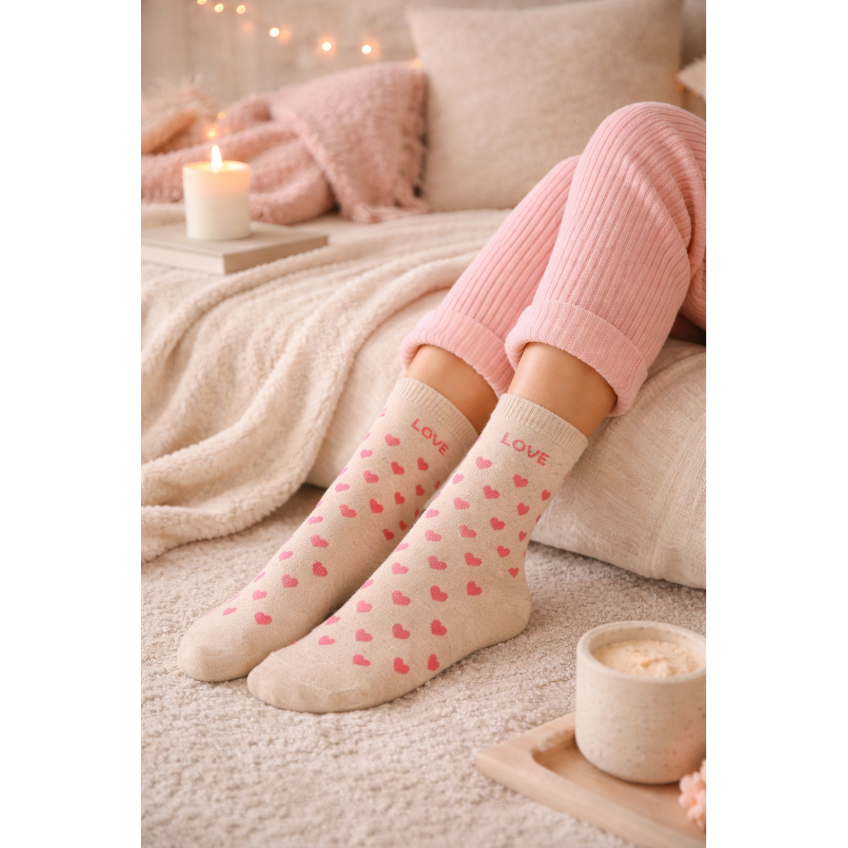 Dodi Sokjes met hartjes, en een beetje bling bling