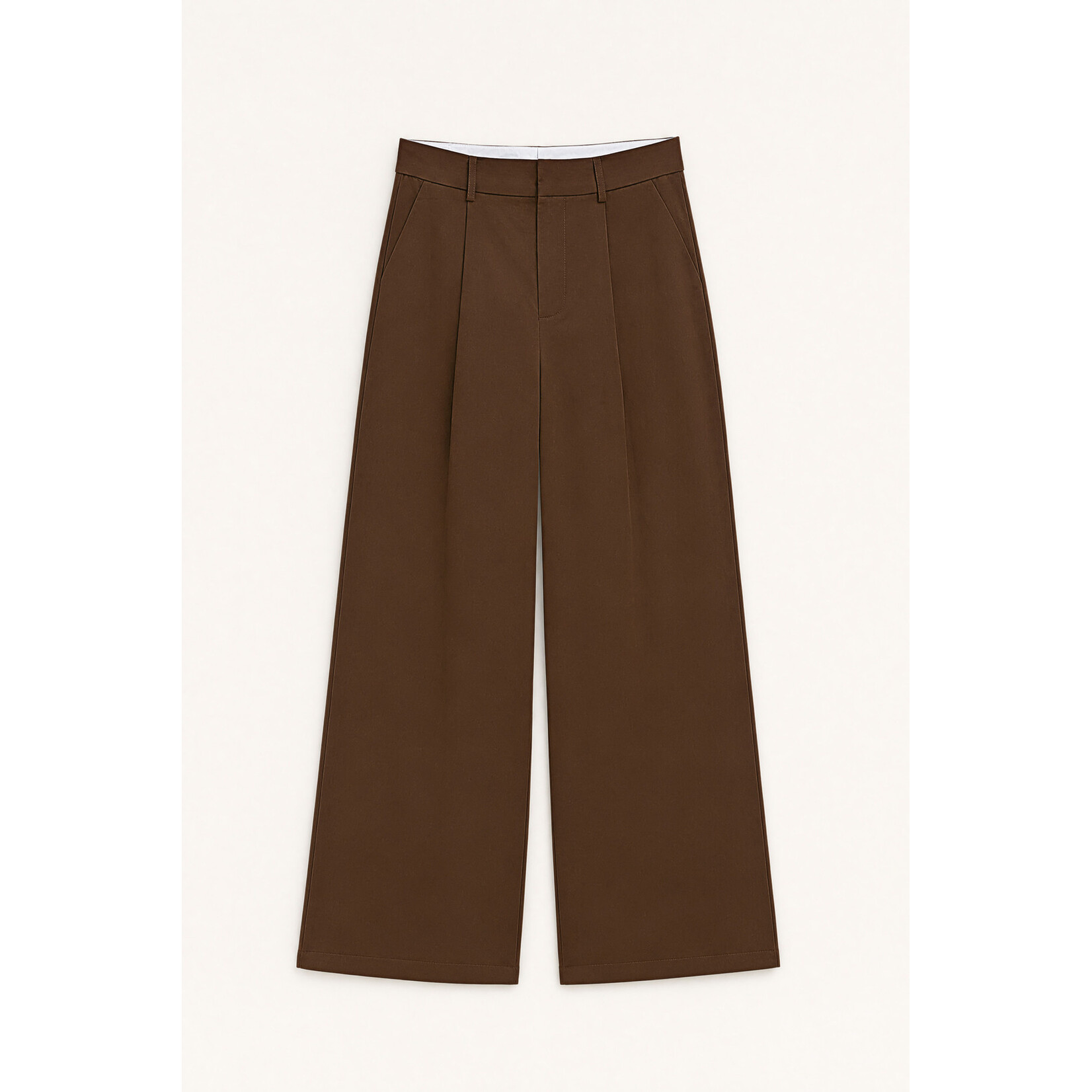 Lumina Katoenen broek, regular fit, te verkrijgen in 3 kleuren