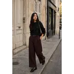 daphnea Barrel pants - donker bruin - Daphnea