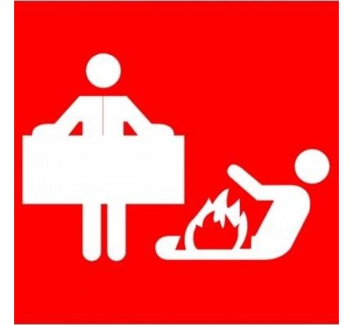 Pikt-o-Norm Blusdeken persoon sticker