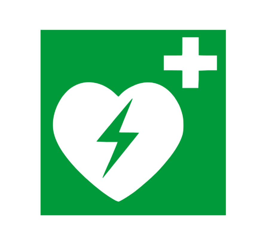 AED sticker