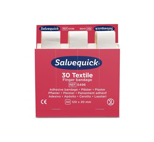 Salvequik Salvequick navulling textiel vingerpleisters