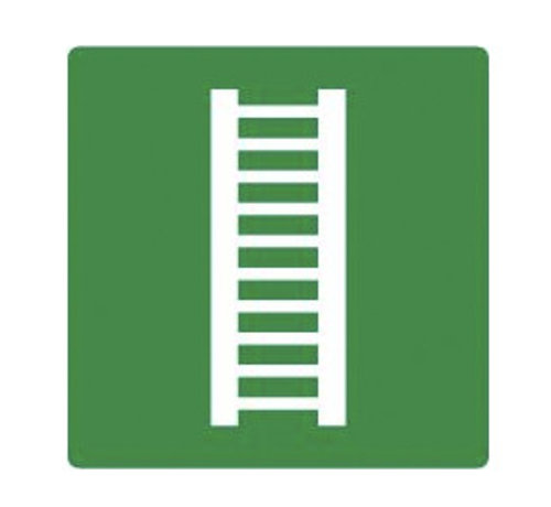 Pikt-o-Norm Vluchtladder sticker