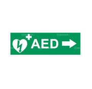 AED pictogram met pijl