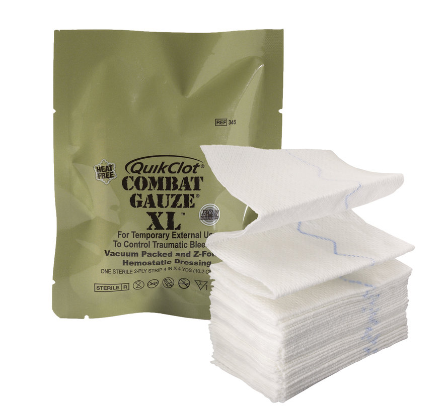 Quikclot Combat Gauze Zfold XL