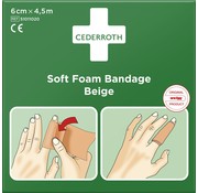 Cederroth Cederroth Soft Foam Bandage Beige 6 cm x 4,5 m