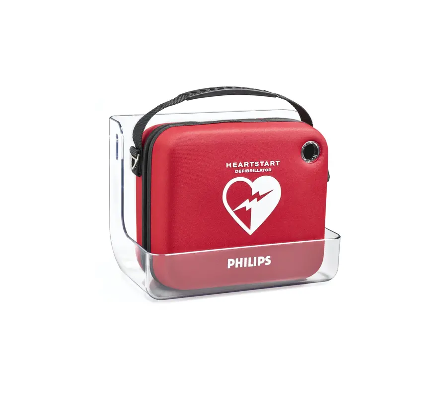 Philips Heartstart transparante wandbeugel