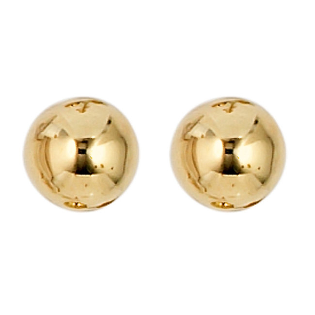 Aurora Patina Gold earstuds 5 mm 8 carat