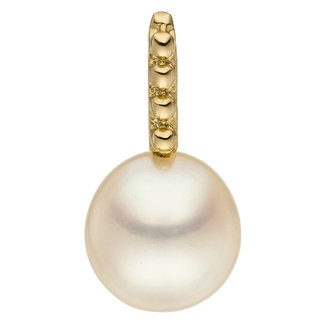 Aurora Patina Gold pendant with freshwater pearl