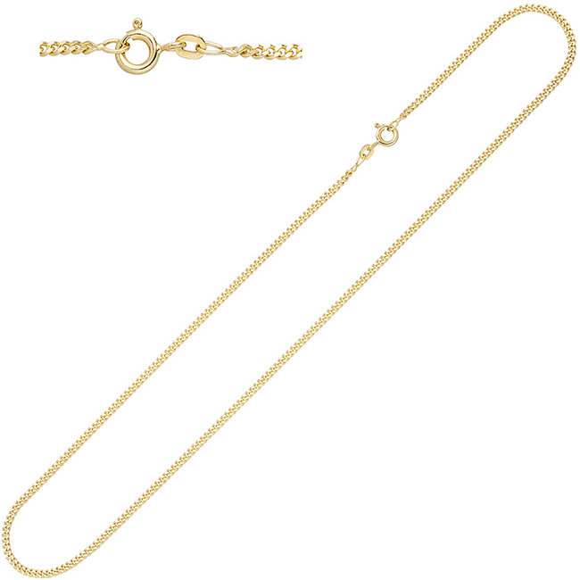 Chain Necklace 8 Ct 333 Gold With A Length Of 50 Cm Aurora Patina Modern Jewellery