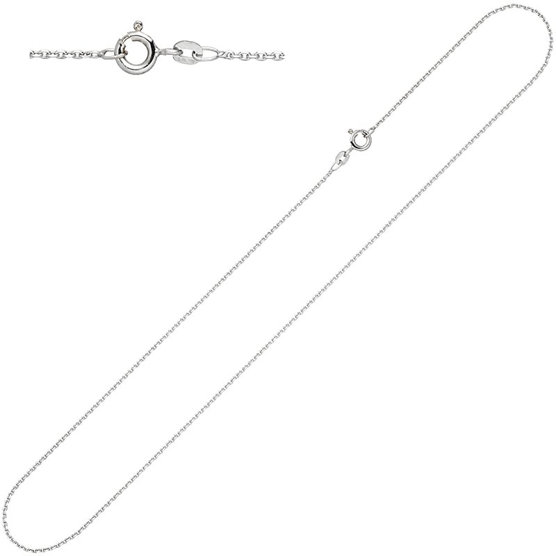 585 white gold necklace Clearance