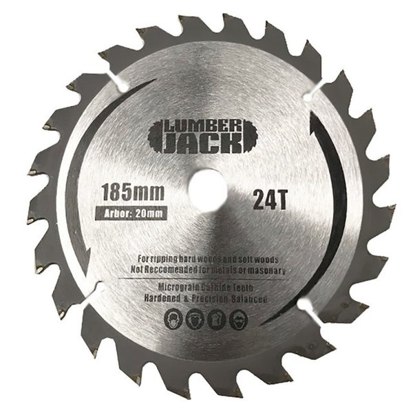 Slechte factor Noord West Factureerbaar Zaagblad 185mm, 24T voor 185mm handcirkelzaag | CSB18524 - Lumberjack Tools  | Houtbewerkingsmachines