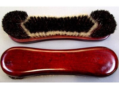 Billiard brush horse hair mahogany