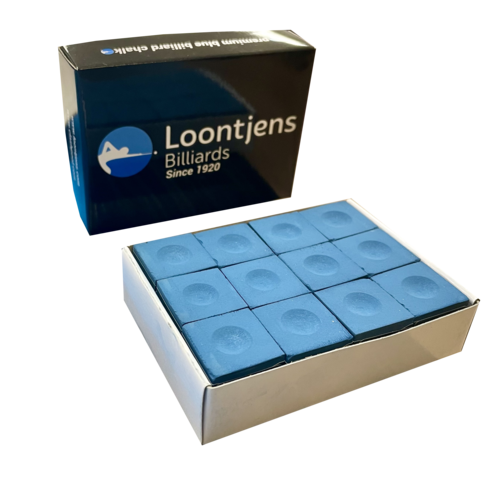 Loontjens @home  krijt | blauw 12 stuks