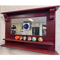 Loontjens Biljarts spiegel met poolballen houder