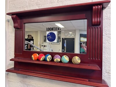 Loontjens Biljarts mirror with poolball storage