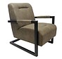 Fauteuil Austin olijfgroen microvezel