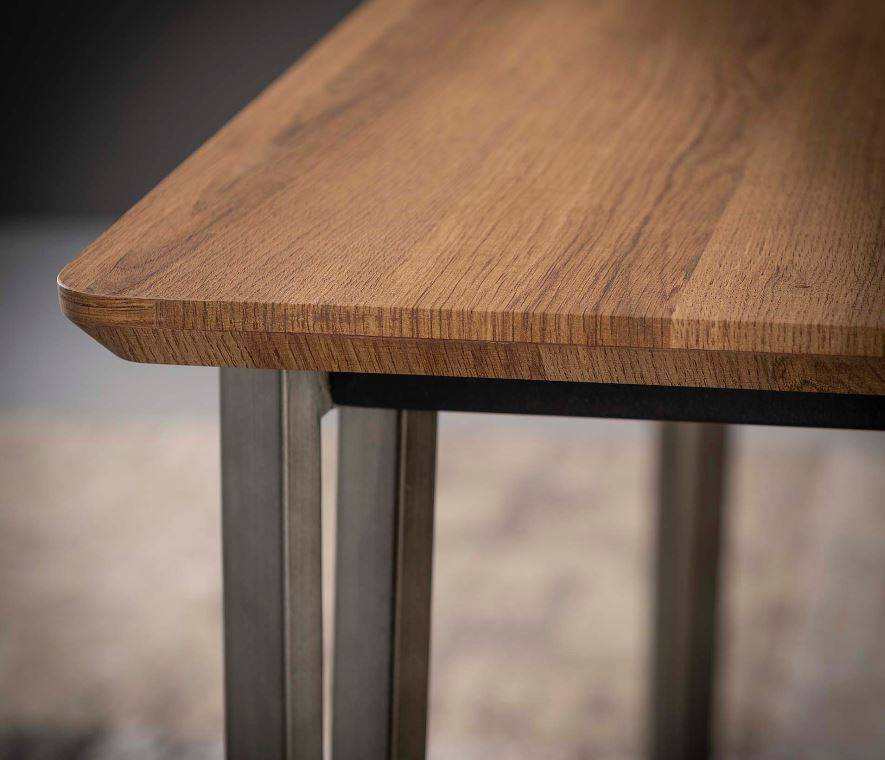 Houten tafel nummers bruiloft tabel getallen tekst tabel Bartafel Bart 140 x 70 x 92 cm - Labelwise