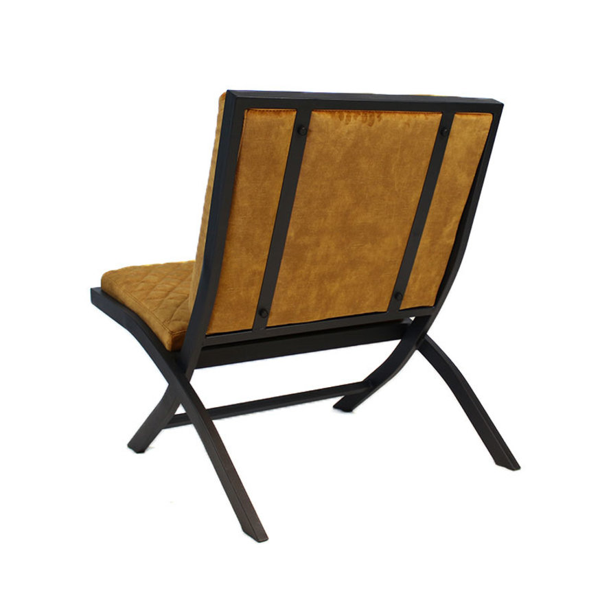 Fauteuil Madrid okergeel velvet