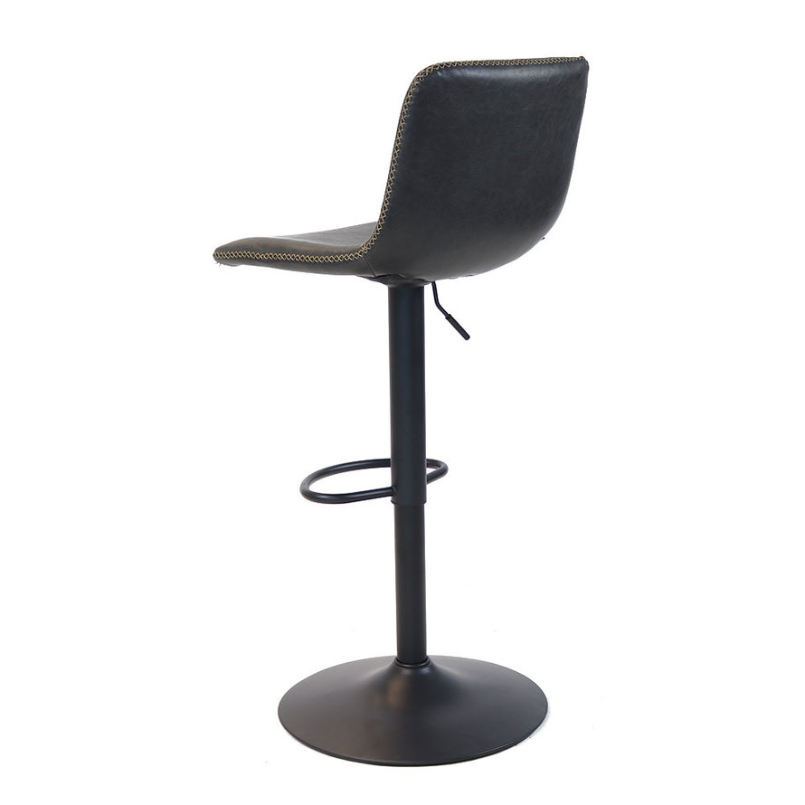 Horeca Barkruk Texas antraciet leer Binnen 24 uur geleverd! Labelwise