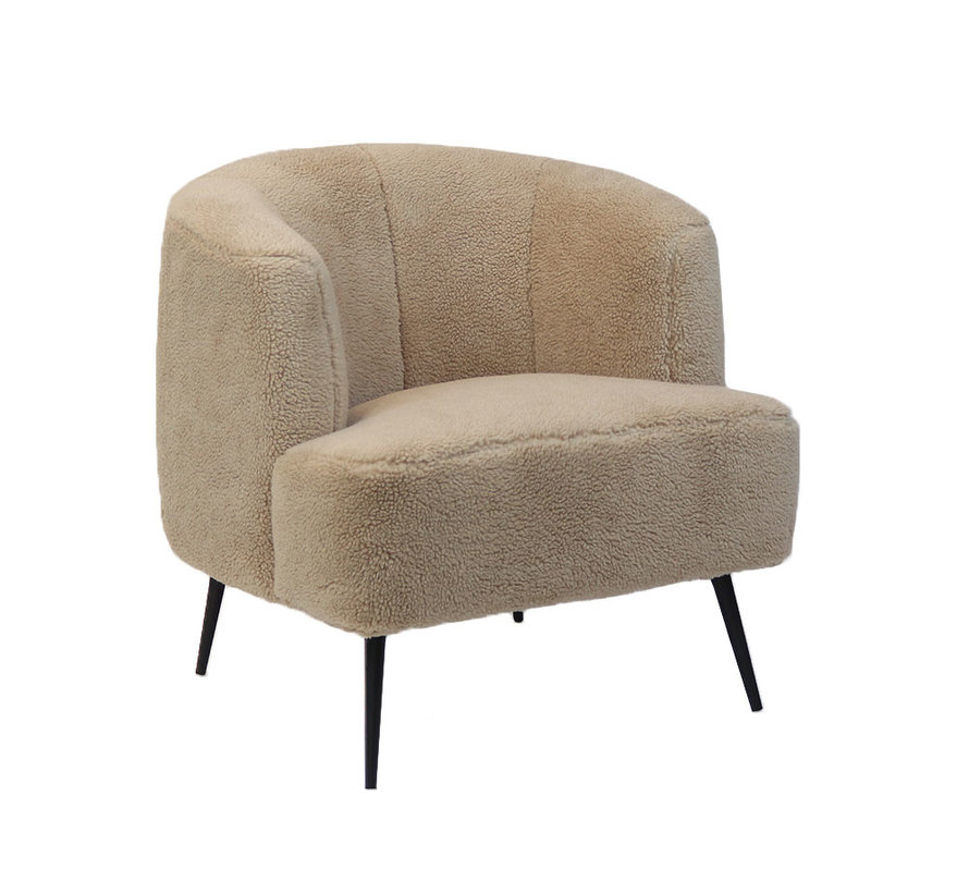 Fauteuil Billy taupe teddy Horeca &amp; projectinrichting! Labelwise