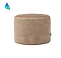 Poef/hocker Beau taupe velvet