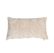 Bronx71 Kussen Juna wit/beige chenille stof 25 x 45 cm