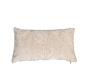 Kussen Juna wit/beige chenille stof 25 x 45 cm