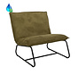 Fauteuil Paris olijfgroen microvezel