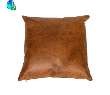 Bronx71 Kussen Kyla eco-leer cognac 45 x 45 cm