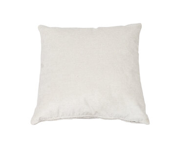 Bronx71 Kussen Myles wit polyester 45 x 45 cm