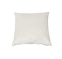 Kussen Myles wit polyester 45 x 45 cm