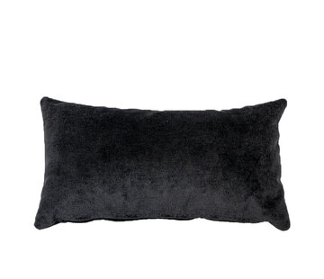 Bronx71 Kussen Myles zwart polyester 25 x 45 cm