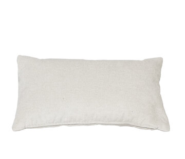 Bronx71 Kussen Myles wit polyester 25 x 45 cm