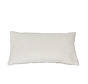 Kussen Myles wit polyester 25 x 45 cm