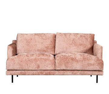 Bronx71 2,5-zits bank Denver roze chenille stof