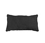 Kussen Nora zwart bouclé 25 x 45 cm