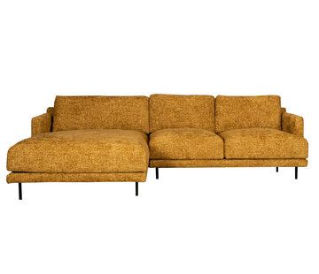 Bronx71 Hoekbank links Denver okergeel chenille
